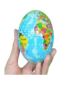 Stres Topu Dünya Haritalı - Orta Boy