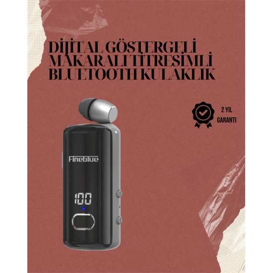 Su Geçirmez Fineblue F580 Kulaklık – Dijital Ekranlı, Klipsli, Geri Çekilebilir Kablo ve Gürültü Engelleme Özellikli Su Geçirmez Fineblue F580 Kulaklık – Dijital Ekranlı, Klipsli, Geri Çekilebilir Kablo ve Gürültü Engelleme Özellikli