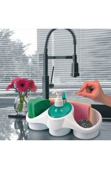 Sünger Hazneli Sıvı Sabunluk - deterjanlık