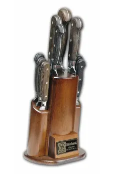 61504YM - Sürmene Yöresel Mutfak Bıçağı Seti - 10 lu Set