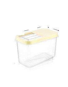 Sürgülü Kapaklı 7.5 LT Erzak Bakliyat Un Şeker Saklama Kabı