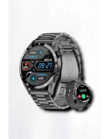 Suya Dayanıklı Dokunmatik Akıllı Saat Bluetooth 5.0, Sesli Asistan ve Sağlık Takibi