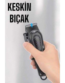 Suya Dayanıklı Tıraş Makinesi Keskin Bıçaklı Dijital Göstergeli Şarjlı