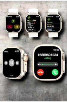 Suya ve Toza Dayanıklı 45 MM Akıllı Saat Bildirim ve Cevapsız Çağrı Görüntüleme