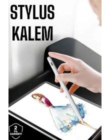 Tablet Kalemi Stylus Pen Dokunmatik Kalem Android Ve İOS Uyumlu Şarjlı