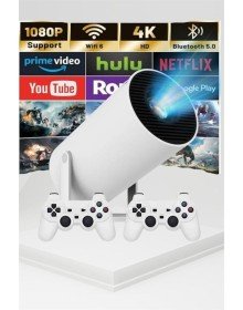 Taşınabilir Android Projeksiyon Ayaklı Çift Kollu 4K Çözünürlüklü Sinema Projeksiyonu