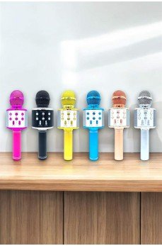 Taşınabilir Bluetooth Karaoke Mikrofon: Hafıza Kart Girişli, Etkileyici Performans Taşınabilir Bluetooth Karaoke Mikrofon: Hafıza Kart Girişli, Etkileyici Performans