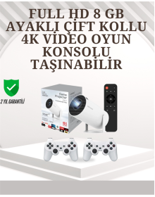 Taşınabilir Çok Fonksiyonlu Projeksiyon – Oyun, Sunum, Netflix ve Eğitim İçin