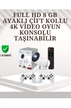 Taşınabilir Çok Fonksiyonlu Projeksiyon – Oyun, Sunum, Netflix ve Eğitim İçin