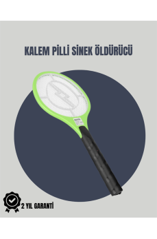 Taşınabilir Elektronik Sinek Swatter – Kimyasal İçermeyen, Ergonomik Tasarım