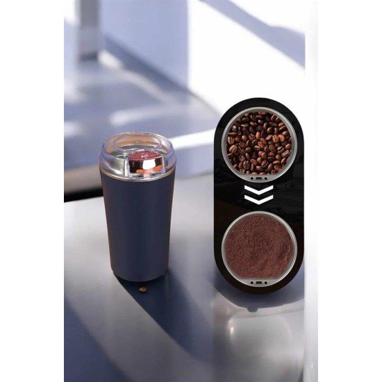 Taşınabilir Kahve & Baharat Öğütücü, Kolay Temizlenebilir ve Uzun Ömürlü Paslanmaz Çelik Taşınabilir Kahve & Baharat Öğütücü, Kolay Temizlenebilir ve Uzun Ömürlü Paslanmaz Çelik