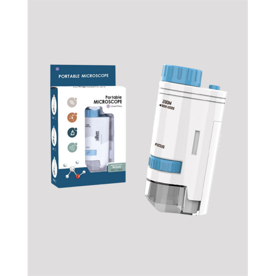 Portatif El Mikroskop – LED Işıklı, Aynı Anda Net Odaklama Portatif El Mikroskop – LED Işıklı, Aynı Anda Net Odaklama