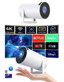 Taşınabilir Projeksiyon Ayaklı Projektör Android Uyumlu HDMI Girişli