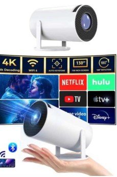 Taşınabilir Projeksiyon Ayaklı Projektör Android Uyumlu HDMI Girişli