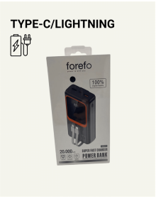 Taşınabilir Şarj Cihazı 20000 mAh | 22.5W Hızlı Şarj + Dijital Ekran + Kablo Dahil