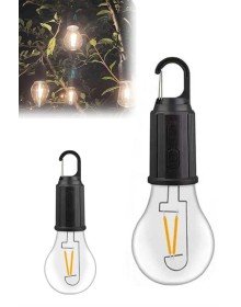 Taşınabilir Şarjlı Led Ampul Askılı Lamba Kamp Bahçe Lambası