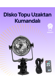 Taşınabilir ve Dayanıklı Plastik Kristal LED Disko Işığı