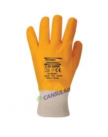 Techno Üniversal C-35 9 No Süper Nitril Tam Kaplı Eldiven