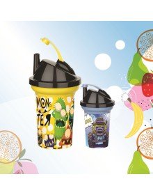 Tedy Pipetli Çocuk Içecek Bardağı Desenli Bardak 300ml