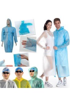 Tek Kullanımlık Çıtçıtlı Yağmurluk