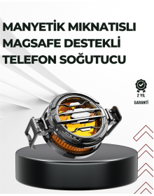 Telefon Soğutucu | LED Işık Efektli | Power Aparatlı | Sessiz ve Taşınabilir Model