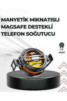 Telefon Soğutucu | LED Işık Efektli | Power Aparatlı | Sessiz ve Taşınabilir Model