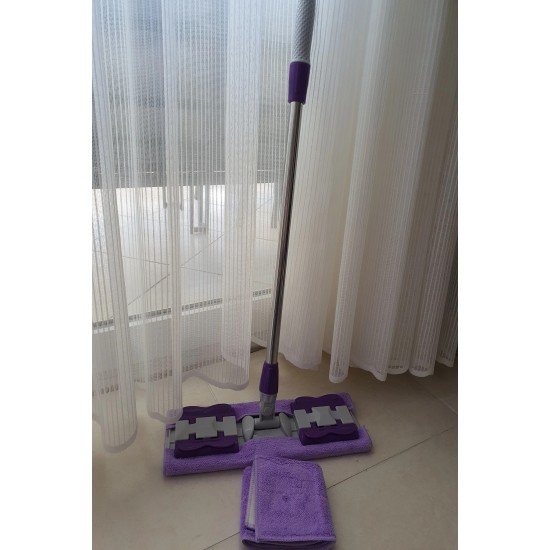 Teleskobik Cam Yer Tavan Silme - İstediğin Bezi Tak Kullan - 4 Mandallı -Yedek Bezli Mop Seti Teleskobik Cam Yer Tavan Silme - İstediğin Bezi Tak Kullan - 4 Mandallı -Yedek Bezli Mop Seti