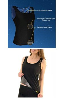 Termal Sauna Erkek Unisex Atlet ( XXL ) Neotex Terletme Atleti Termal Sauna Erkek Unisex Atlet ( XXL ) Neotex Terletme Atleti