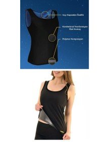 Termal Sauna Erkek Unisex Atlet ( XXXL ) Neotex Terletme Atleti