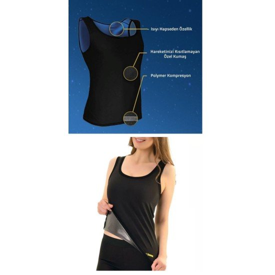 Termal Sauna Erkek Unisex Atlet ( XXXL ) Neotex Terletme Atleti Termal Sauna Erkek Unisex Atlet ( XXXL ) Neotex Terletme Atleti