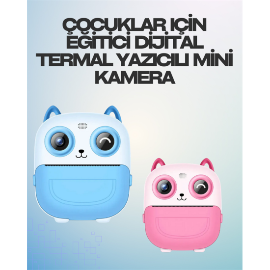 Termal Yazıcılı Dijital Kamera – USB Şarjlı, HD Video Destekli Termal Yazıcılı Dijital Kamera – USB Şarjlı, HD Video Destekli