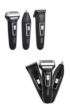 Tıraş Makinesi 3 Başlıklı T Başlıklı Hassas Ciltlere Özel Saç Sakal Vücut Kulak ve Burun Tıraş Makinesi 3 Başlıklı T Başlıklı Hassas Ciltlere Özel Saç Sakal Vücut Kulak ve Burun