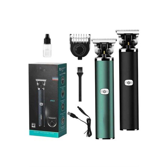 Tıraş Makinesi Profesyonel Paslanmaz Çelik T-bıçak Saç Sakal Ense Vücut Tıraş Makinesi Profesyonel Paslanmaz Çelik T-bıçak Saç Sakal Ense Vücut