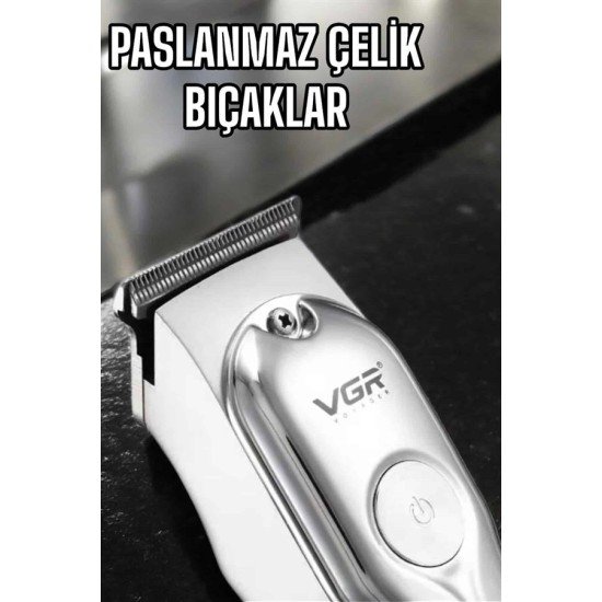 Tıraş Makinesi Profesyonel Tasarım Paslanmaz Çelik Bıçaklı