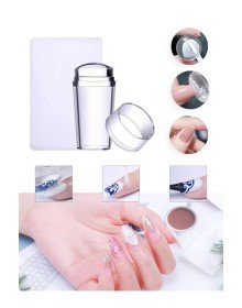 Tırnak Baskı Aparatı Silikon Başlıklı Transfer  French Baskı Aparatı