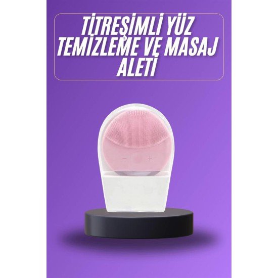 Titreşimli Yüz Masaj Aleti Titreşimli Makyaj Temizleme Cihazı Titreşimli Yüz Masaj Aleti Titreşimli Makyaj Temizleme Cihazı