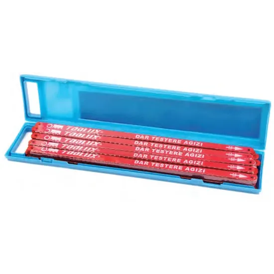 Toolux Dar Demir Testere Ağzı Çift Taraflı - 100 Adet Toolux Dar Demir Testere Ağzı Çift Taraflı - 100 Adet