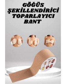 Toparlayıcı ve Şekillendirici Göğüs Bandı Tere ve Suya Dayanıklı Hassas Ciltlere Uygun