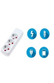 Topraklı 3lü Priz 10 Metre