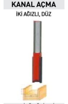 Topshop 14405 İki Ağızlı Freze Kanal Açma Bıçağı 8X10X25 mm