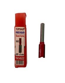 Topshop 14522 Düz Kanal Açma Freze Bıçağı 3/8''x6 mm