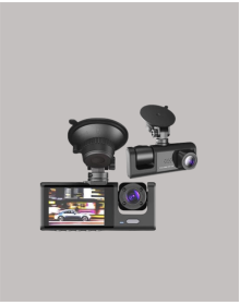 TA-01 3 Kameralı 1080P Araç Kamerası Siyah