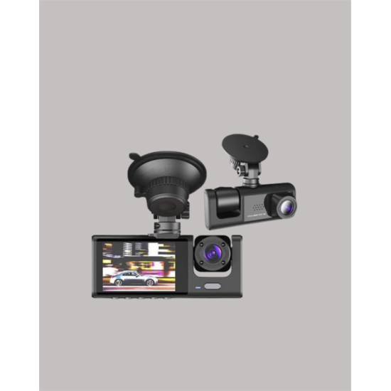 TA-01 1080P Ön 720P Arka ve İç Kamera Sistemli DVR