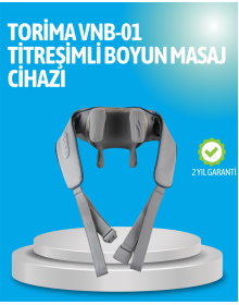 VNB-01 Titreşimli Boyun Masaj Aleti Gri Renk