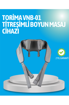 VNB-01 Titreşimli Boyun Masaj Aleti Gri Renk