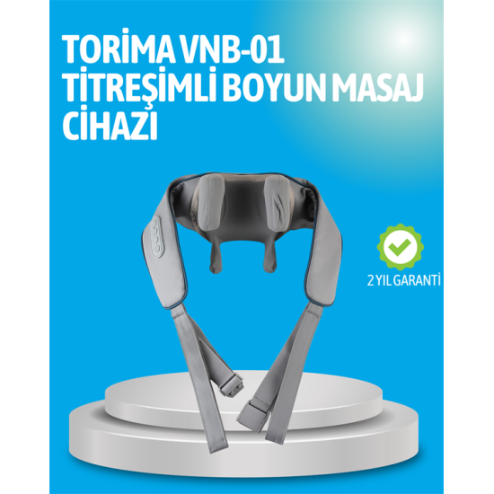 VNB-01 Titreşimli Boyun Masaj Aleti Gri Renk
