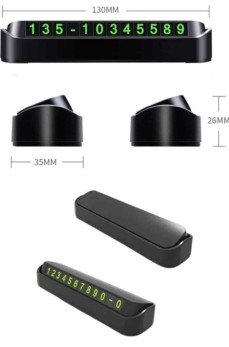 Tüm Araçlara Uyumlu Araç Içi Park Numaratör Oto Araç Numaratör