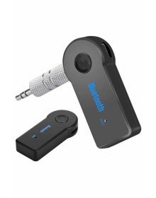 Tüm Cihazlara Uyumlu Bluetooth Aux Araç Kiti Siyah