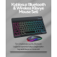 Tüm Cihazlarla Uyumlu RGB Işıklı Kablosuz Klavye ve Mouse Seti Tüm Cihazlarla Uyumlu RGB Işıklı Kablosuz Klavye ve Mouse Seti