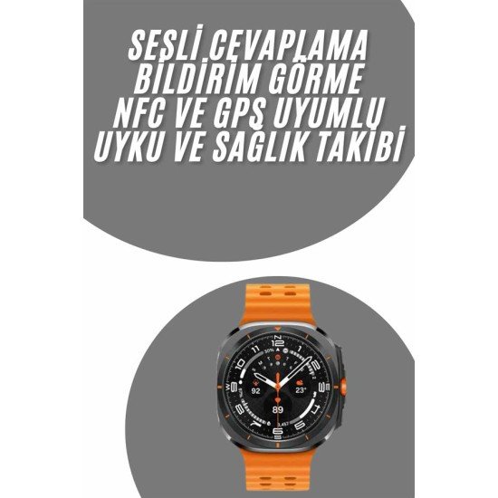 Tüm Telefonlara Uyumlu Akıllı Saat Uyku ve Sağlık Takibi Nabız Ölçer Adım sayar